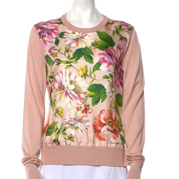 Dolce & Gabbana Sweaters - Dolce & Gabbana High Cuff Silk Sweater